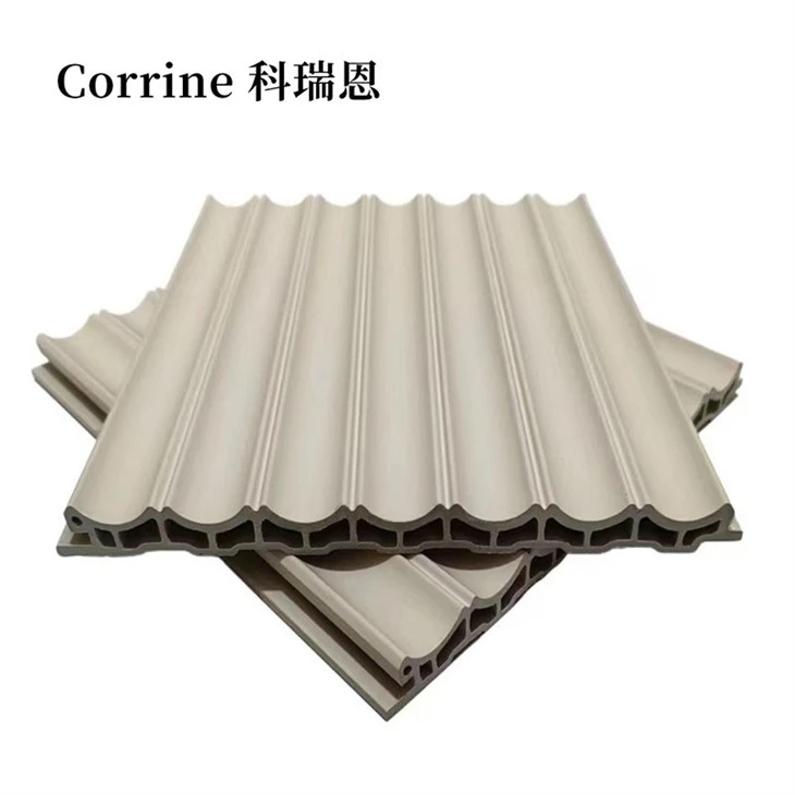 WPC Corrugated Sheet Panel 3D Wave Texture Decorative Siding Modern Look best